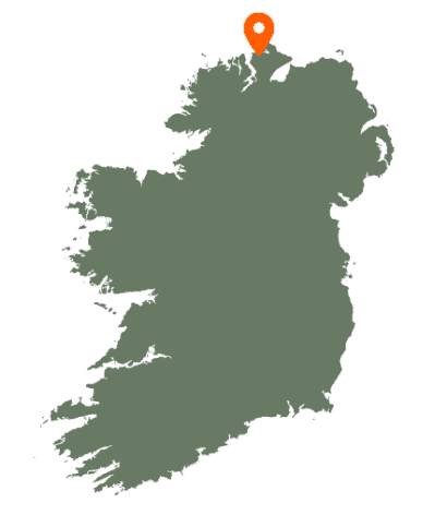 Glenevin Waterfall Map