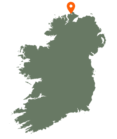 Isle of Doagh Map